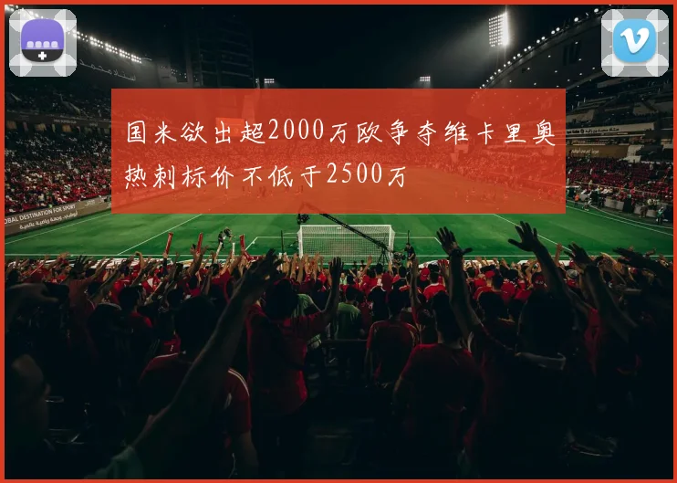 国米欲出超2000万欧争夺维卡里奥热刺标价不低于2500万